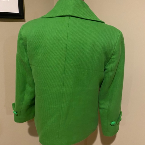 Talbots Women’s Short Jacket Green Size 4 EUC - Picture 2 of 2